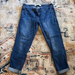 Abercrombie & Fitch Medium Wash Boyfriend Jeans